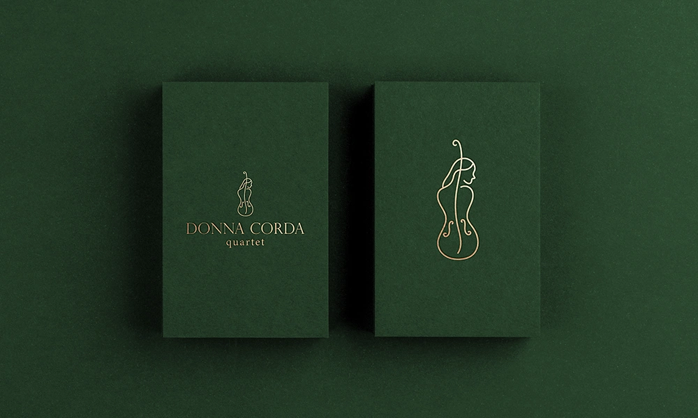 logo zespołu muzycznego – kwartetu