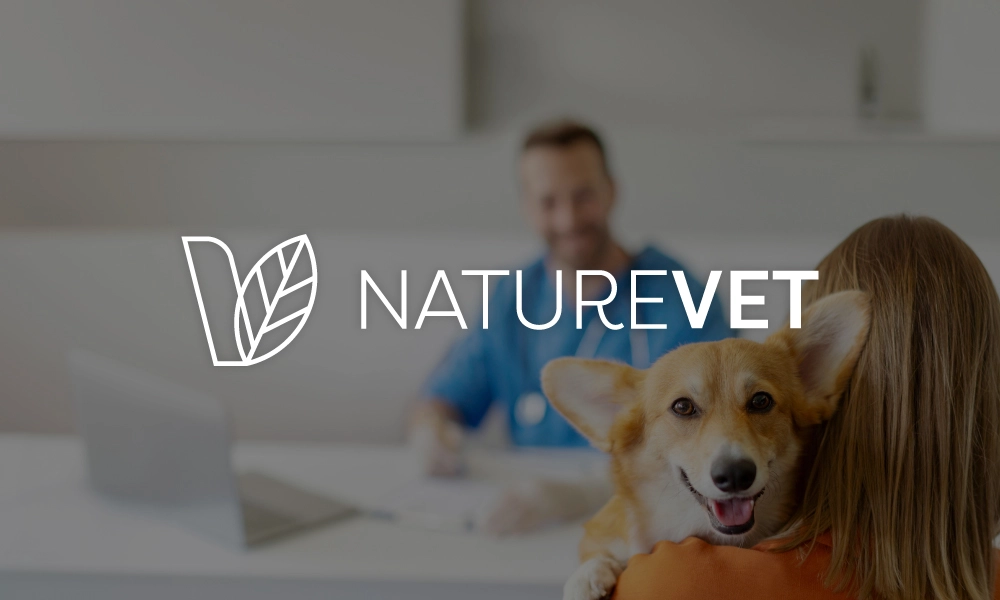 logo z literą V oraz listkiem - weterynarz naturalny